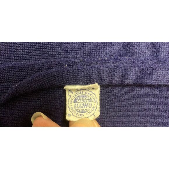 Vintage Wool Blazer style sweater - Picture 7 of 7